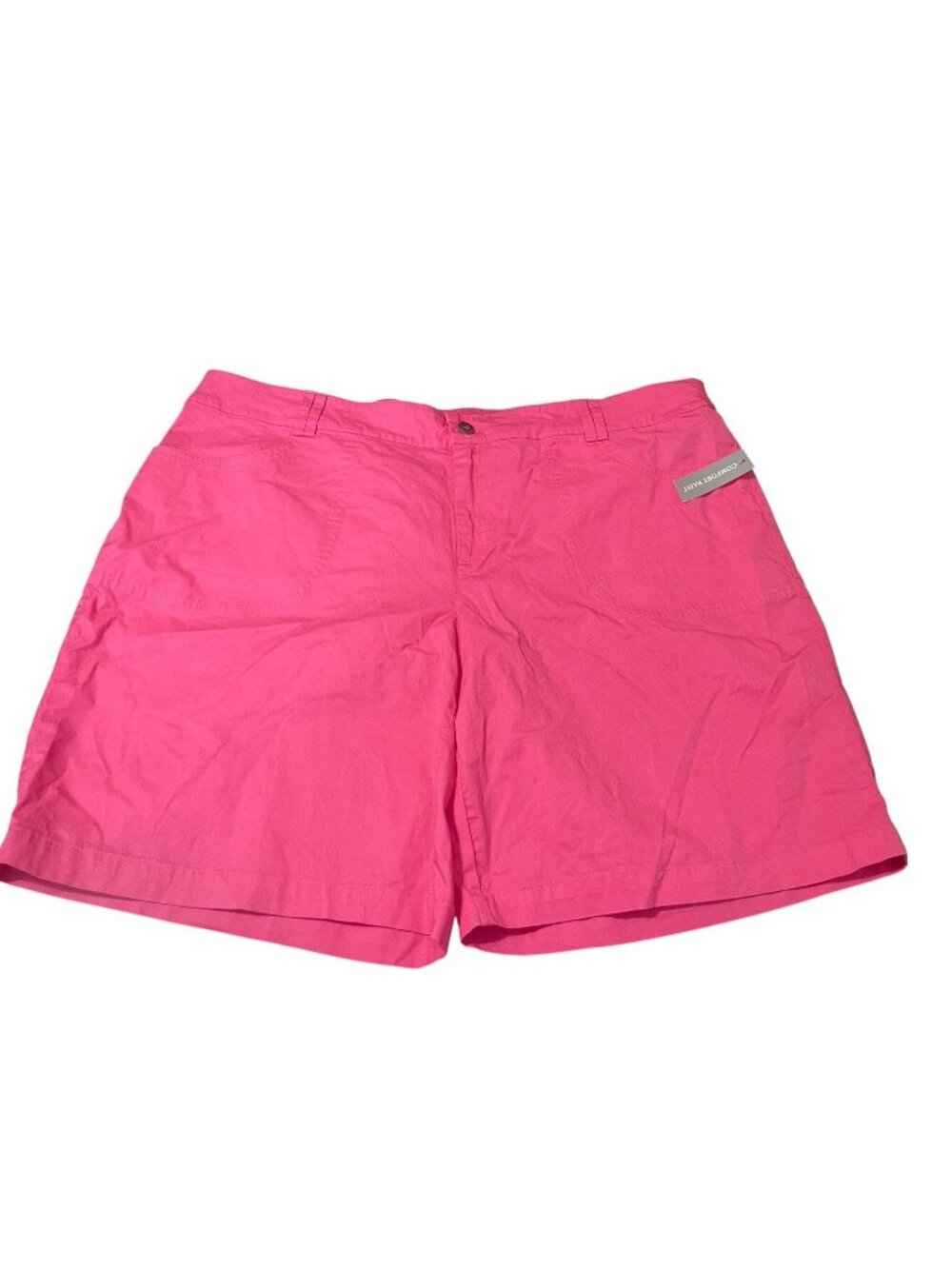 CJ BANKS Women's Plus Size 24W Moderately Curvy Pink Shorts